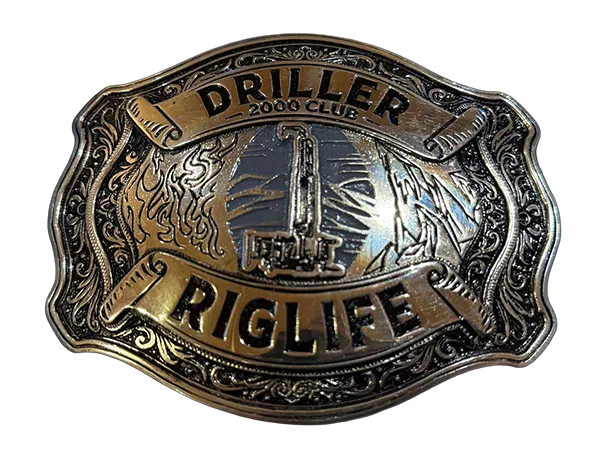 2000 FT Club buckle